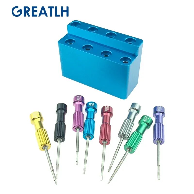 Набор отверток для имплантатов GREATLH 8 шт, Set 2