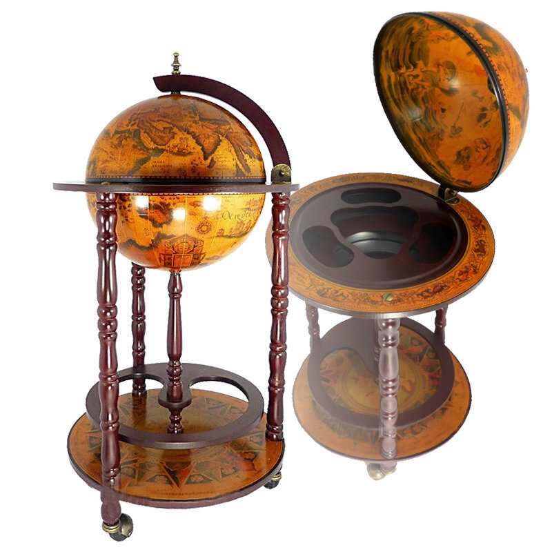 Глобус-бар напольный, диаметр 33 см — фото 1