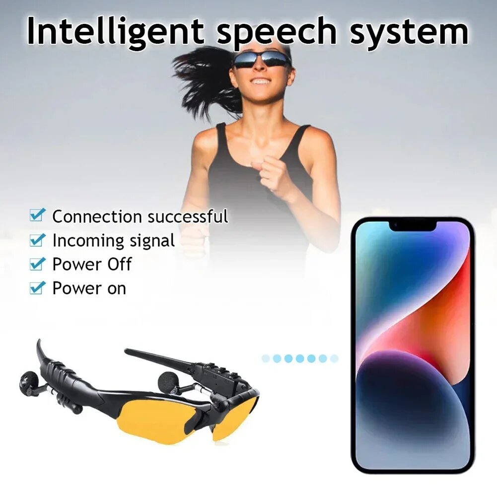 Bluetooth-наушники-очки Sport — фото 1
