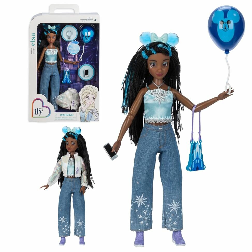 Кукла Disney фанатка Эльза Холодное Сердце ILY 4ever с нарядом и аксессуарами