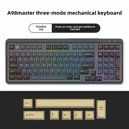 Dareu A98master Механическая игровая клавиатура USB Bluetooth Type-C Wireless 24G 13104₽