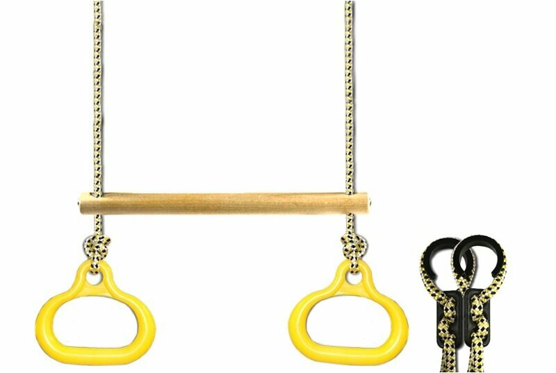 Кольца гимнастические 2 в 1 Kemfer K001572, нагрузка до 100 кг — фото 1