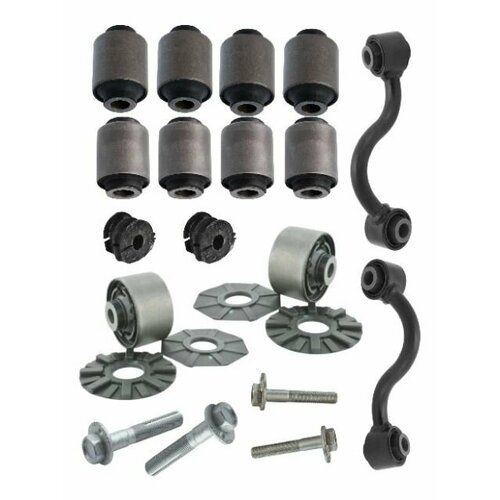 Комплект сайлентблоков задней подвески c развальными болтами и втулками и стойками стабилизатора на все NISSAN Qashqai 07- X-Trail T31 T32 RENAULT Koleos Kadjar 15400₽