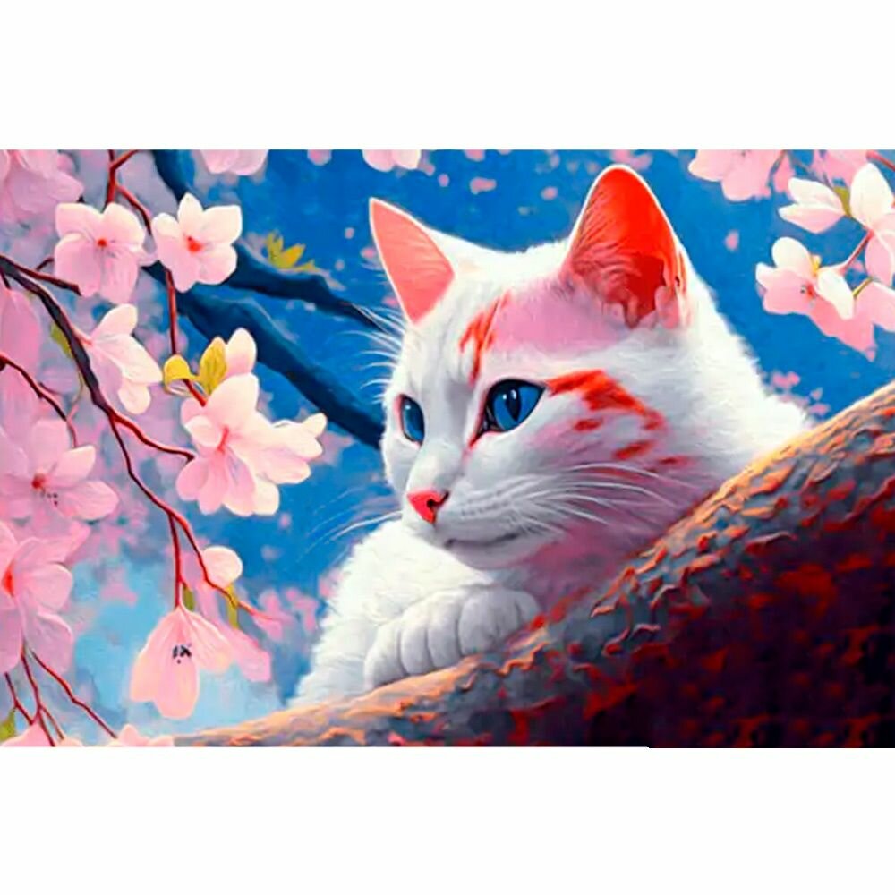 Алмазная мозаика Рыжий кот 