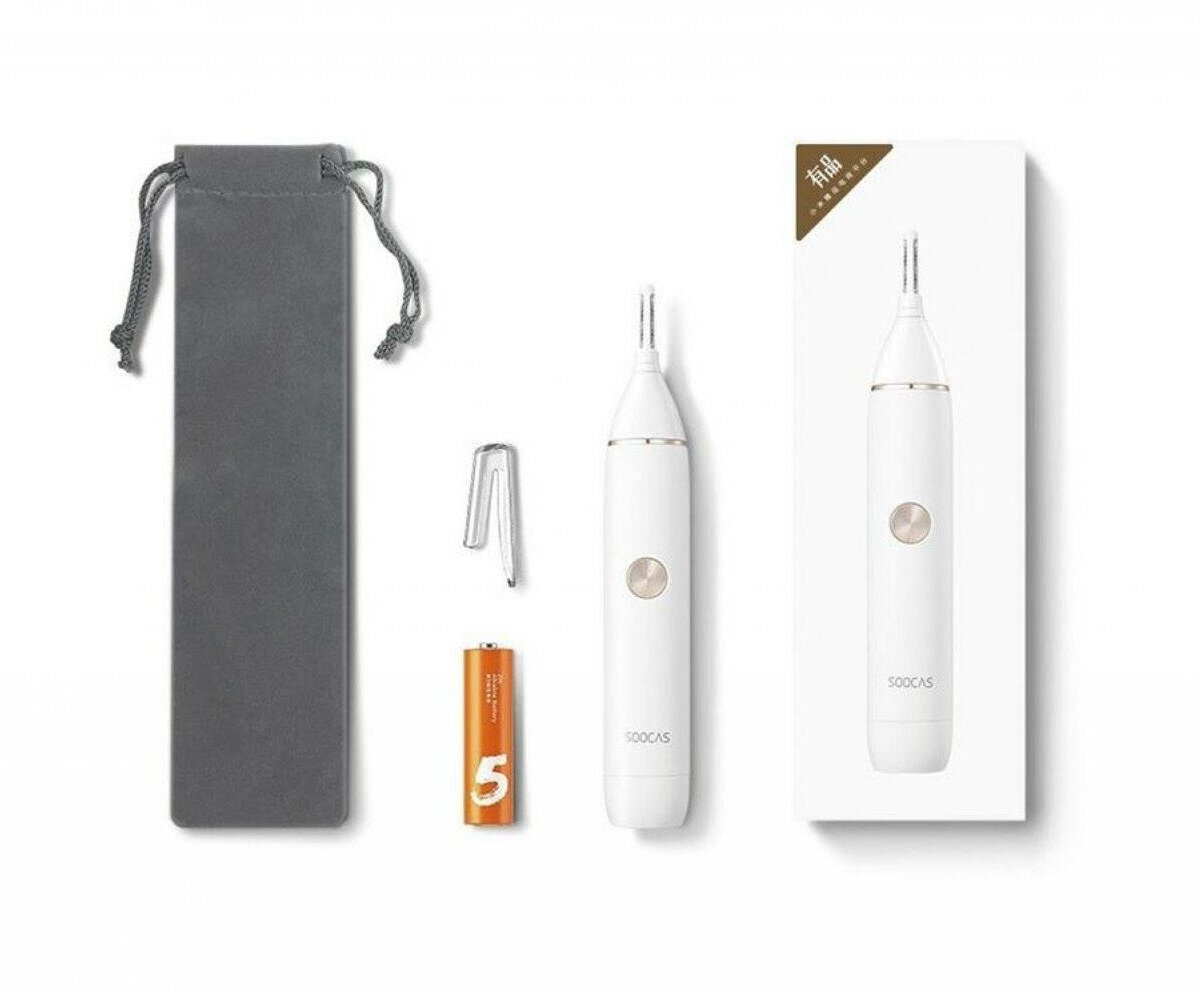 Изображение Xiaomi Триммер для волос Xiaomi Soocas Nose Hair N1 White - Soocas-N1