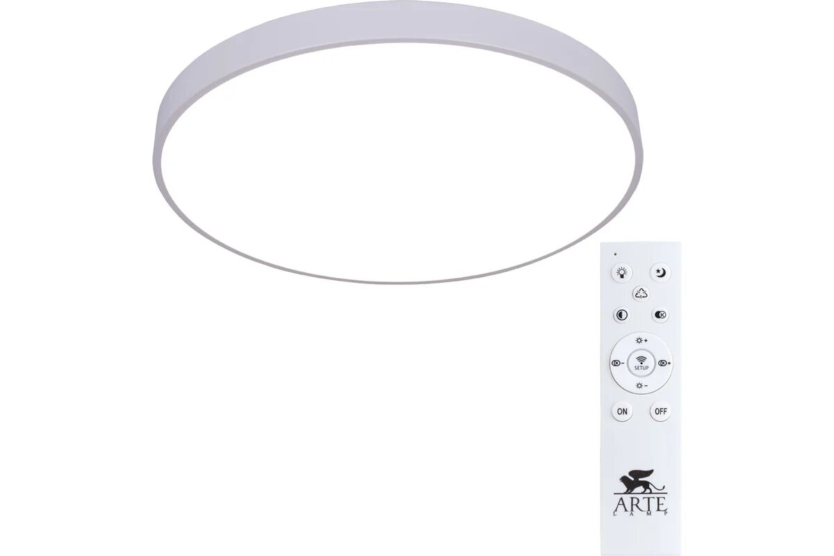 Потолочный светильник белый IP20 Arte Lamp ARENA A2671PL-1WH