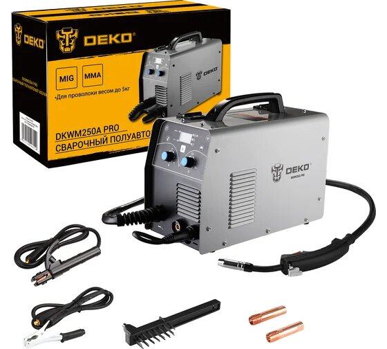 Сварочный полуавтомат DEKO DKWM250A PRO MIG/MAG 250А 051-4687