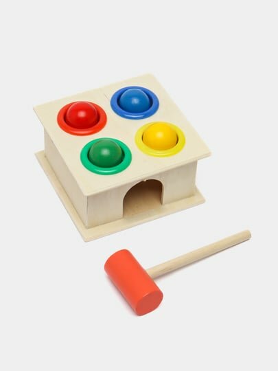 Бизиборд, детская развивающая игрушка, сортер для детей, стучалка, подарок для ребенка — фото 1