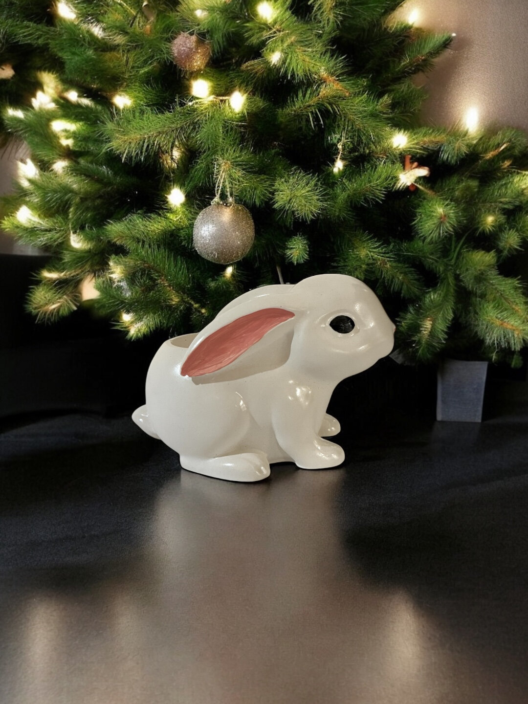 Декоративный подсвечник для чайной свечи "Рождество", ручной работы,