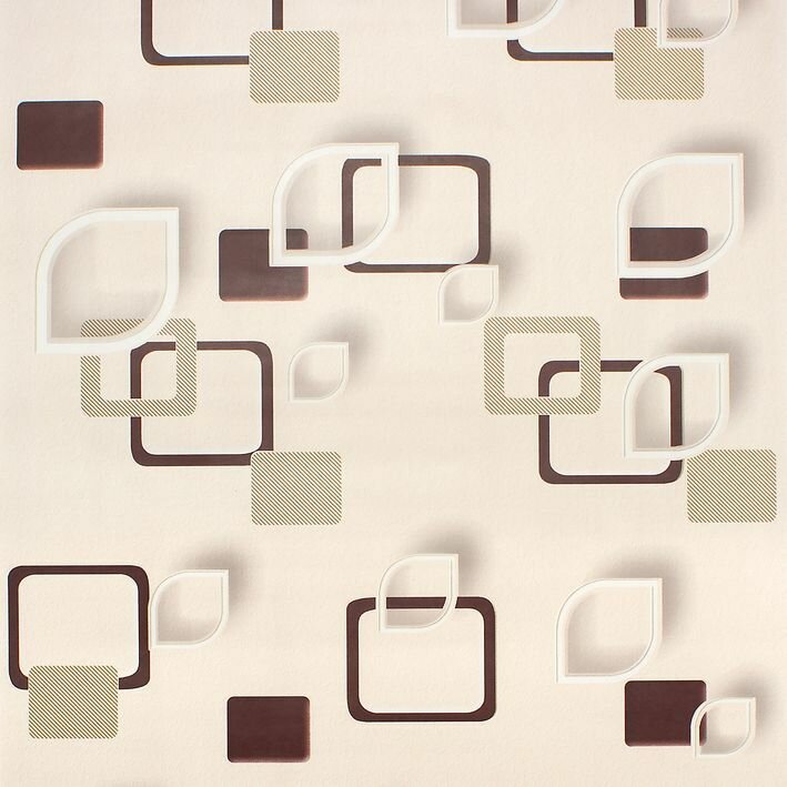 Обои бумажные моющиеся полуметровые 053*10м Геометрия 8