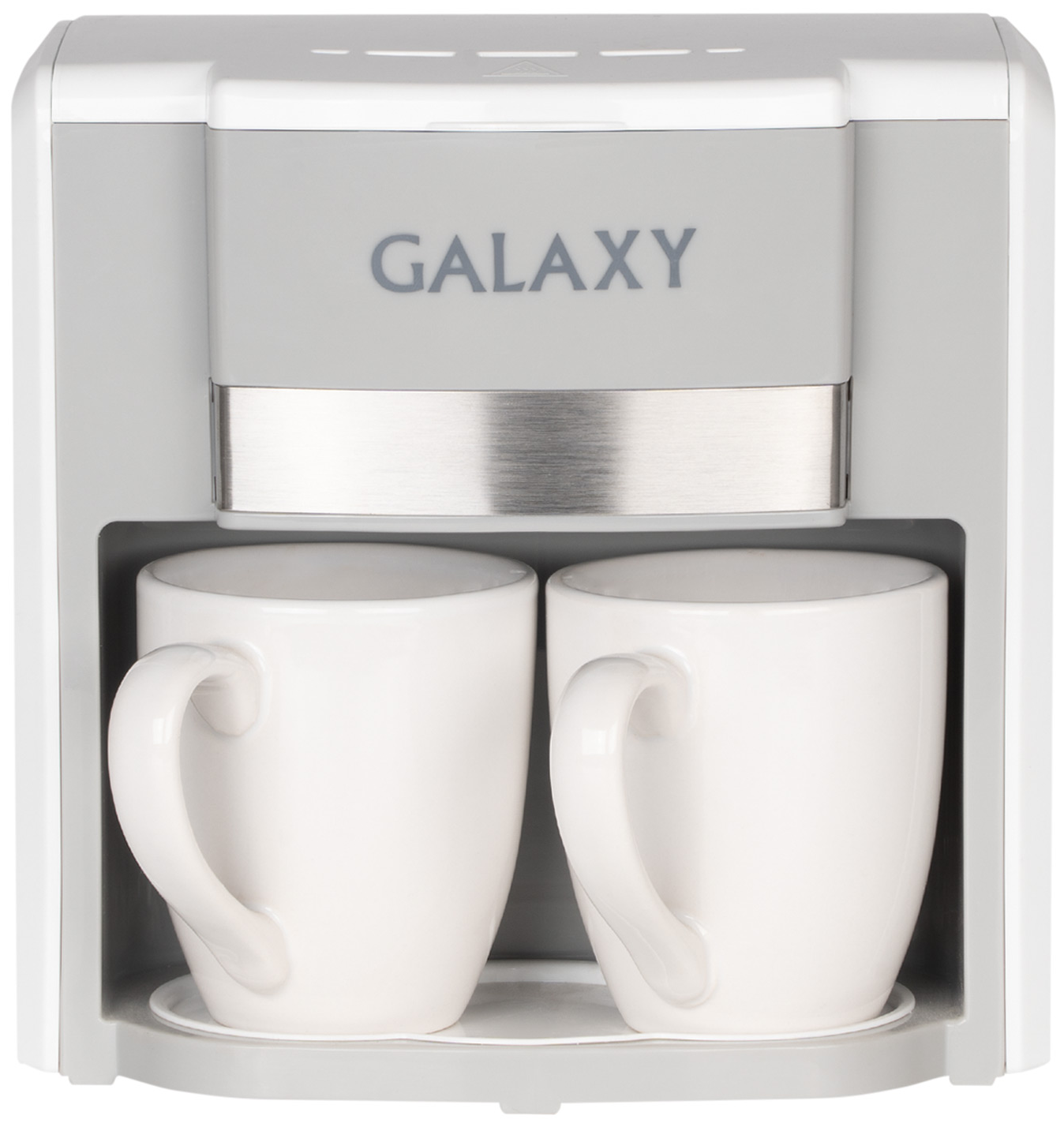 Кофеварка электрическая GALAXY GL0708, арт. гл0708бел, гл0708кр, гл0708чер Белый
