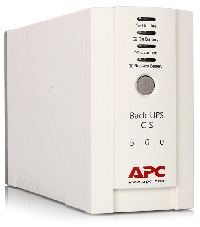 Источник бесперебойного питания APC Back-UPS CS 500VA 300W BK500EI