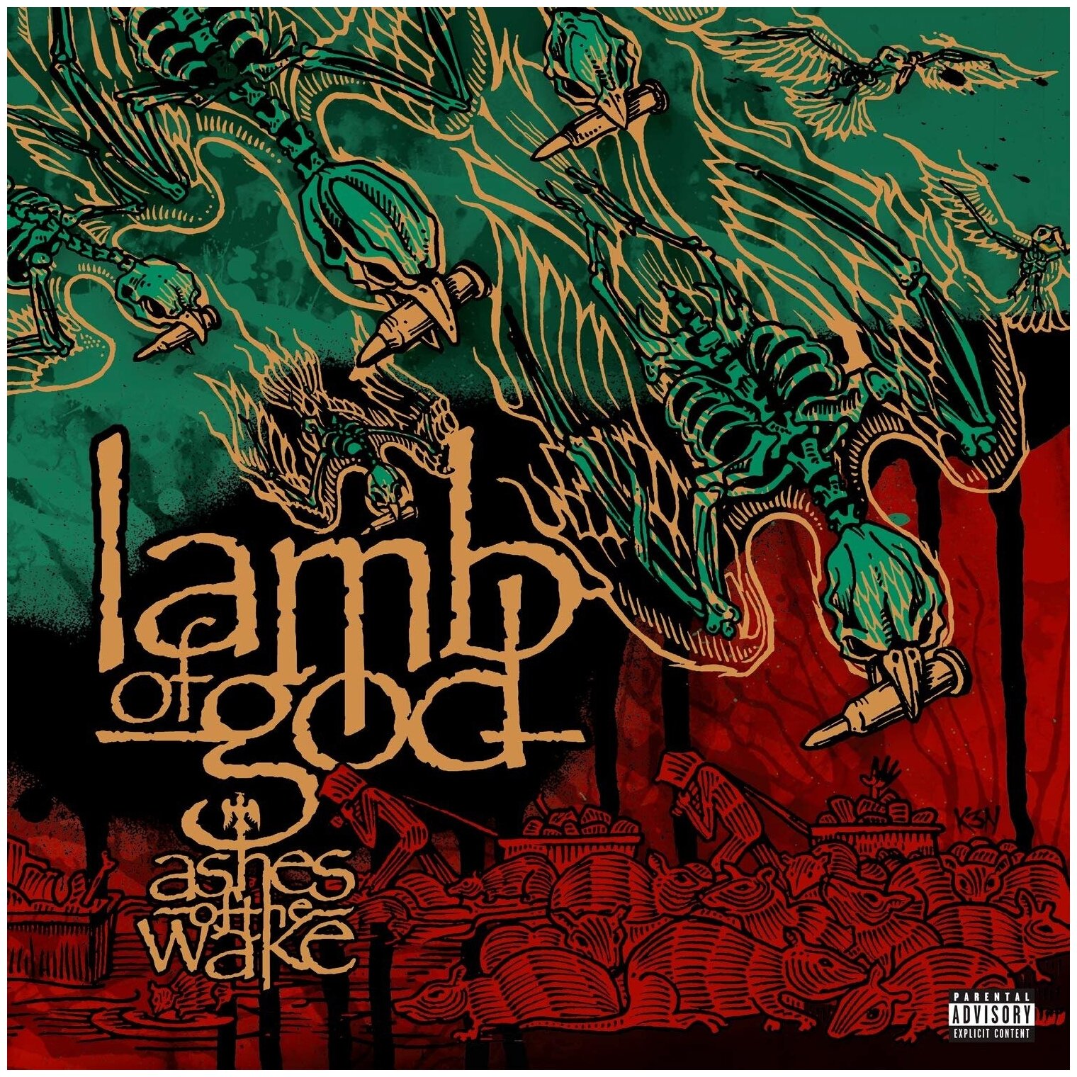 Lamb Of God Lamb Of God - Ashes Of The Wake (15th Anniversary) (2 LP) Sony Music - фото №1