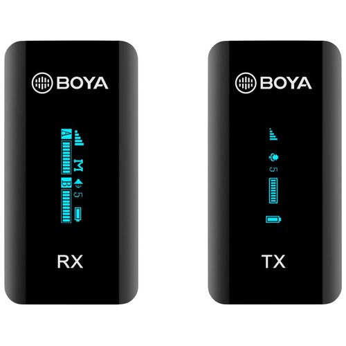 Беспроводная система Boya BY-XM6-S1, TX+RX, 3.5 мм TRS + TRRS беспроводная система synco g1 a2 pro tx tx rx 2 4 ггц 3 5 trs trrs usb usb c