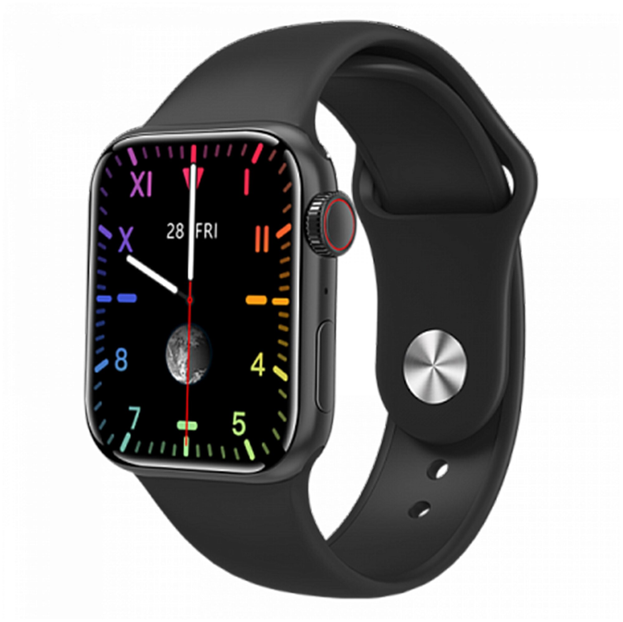 Умные часы Smart Watch m 16 plus, 44mm, черный