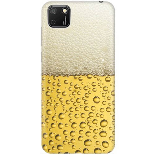 фото Ультратонкий силиконовый чехол-накладка для huawei y5p / honor 9s с принтом "пиво" gosso