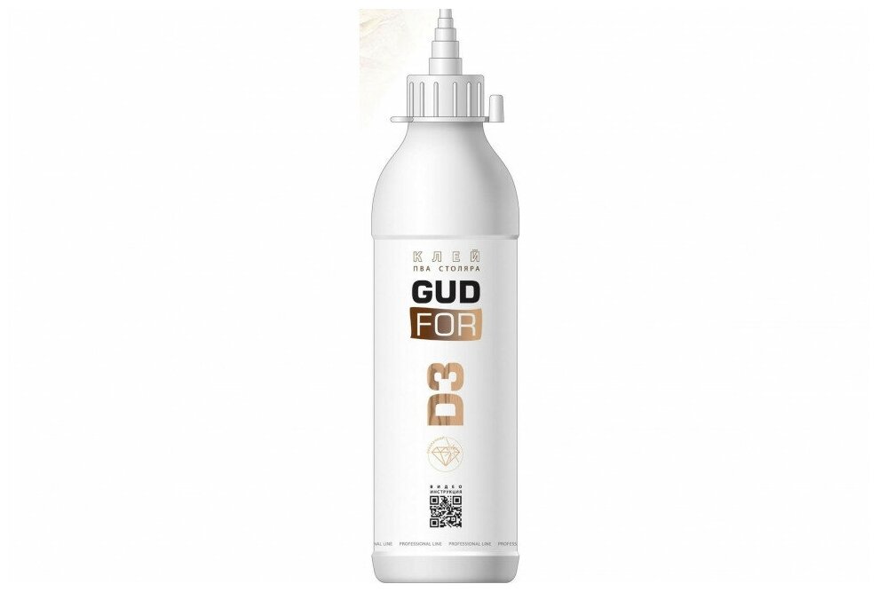 Клей для дерева Gudfor D3 прозрачный 450 г Без бренда - фото №2