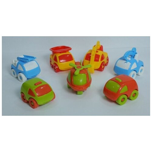 Машинка TOYBOLA Спецтехника Малыш, 6,3х9х8см