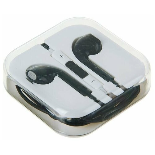 Наушники LuazON VBT 12 вкладыши микрофон чёрные 31800₽