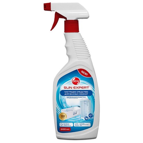 Чистящее средство от налета и ржавчины для ванной, сантехники, туалета, DEW Sun Expert 600мл