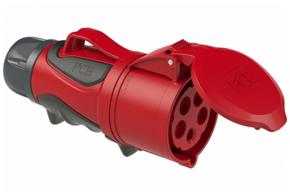 фото PCE Розетка кабельная 32А 400V 3P+N+E IP44 GRIP 2253-6