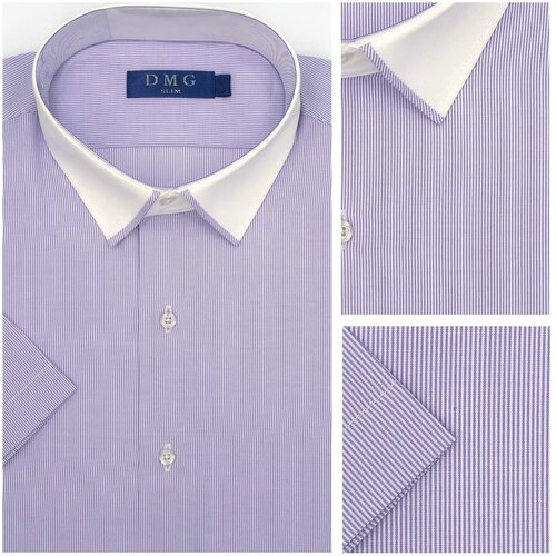 Рубашка DMG, размер 38, фиолетовый