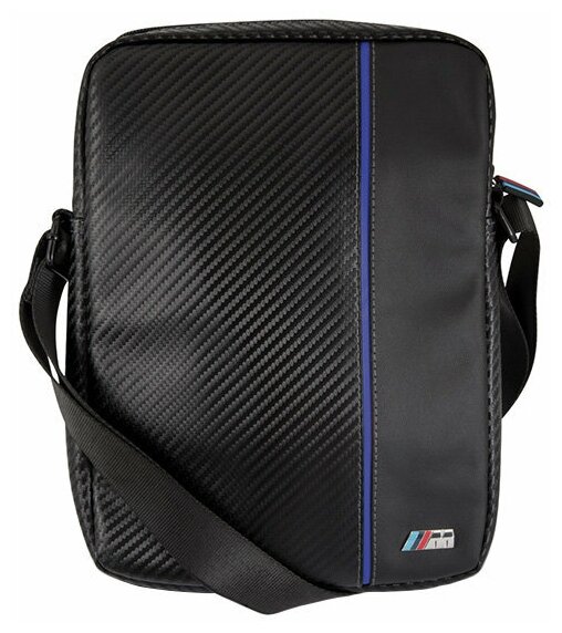 Сумка BMW M Collection Bag для планшета до 10 дюймов черный/синяя полоса