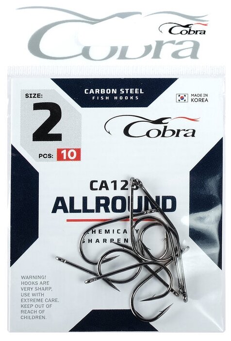 Крючки Cobra ALLROUND серия CA126 № 2 10 