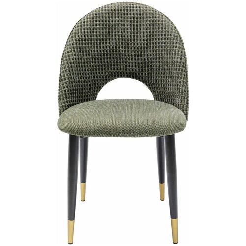 фото Kare design стул мягкий hudson, коллекция "гудзон" 49*84*54, полиэстер, полиуретан, дсп, сталь, зеленый