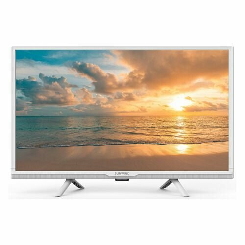 телевизор sunwind sun led32s12 смарт тв 32 hd ready стальной 24 Телевизор SunWind SUN-LED24XB206, HD, белый