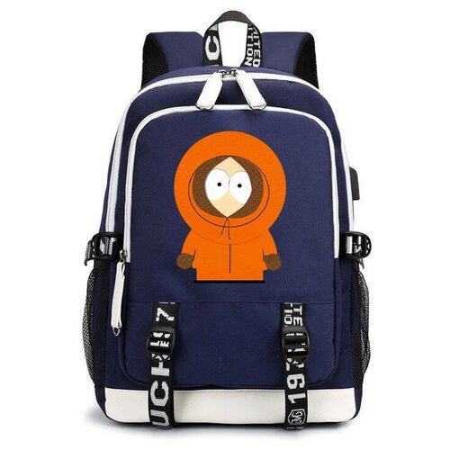 Рюкзак Кенни Маккормик (South Park) синий с USB-портом №2 рюкзак кенни маккормик south park оранжевый 2