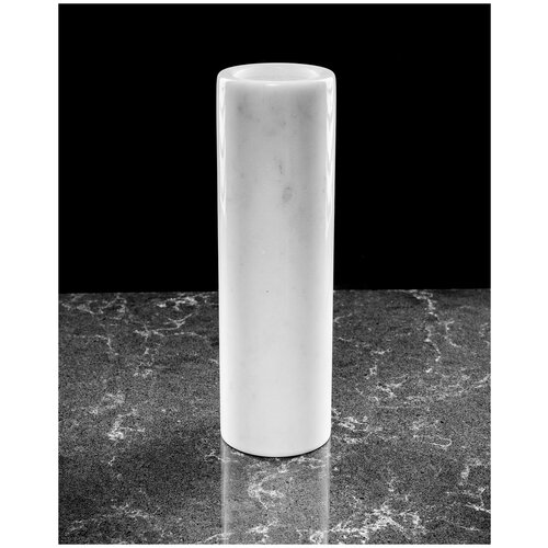 Подсвечник мраморный КМ&MARBLЕ, Sunset max, мрамор, h-21см d-6,5 см