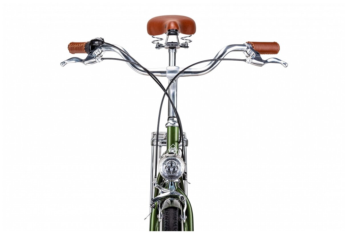 Велосипед BEARBIKE London (2021), городской (взрослый), рама 23", колеса 28", зеленый, 10.8кг [1bkb1c183011] - фото №4