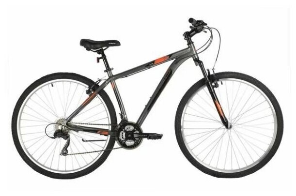 Велосипед FOXX 26 ATLANTIC серый, алюминий, размер 18