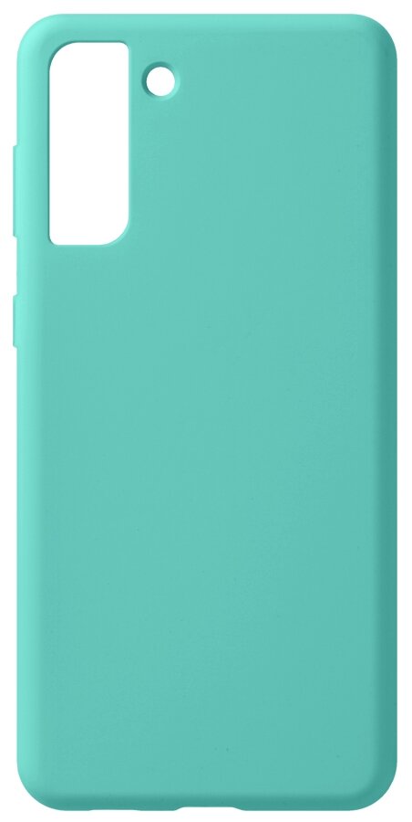 Чехол Liquid Silicone Pro для Samsung Galaxy S21 Plus, мятный, Deppa 870026