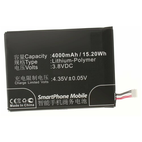 Аккумулятор iBatt iB-U1-M636 4000mAh для Lenovo P780, аккумулятор ibatt ib u1 f259 1100mah для samsung digimax i7