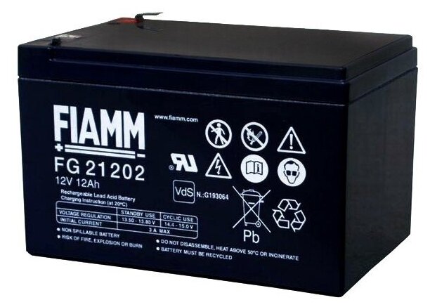 Аккумулятор для ИБП FIAMM FG21202 (12В/12 А·ч)