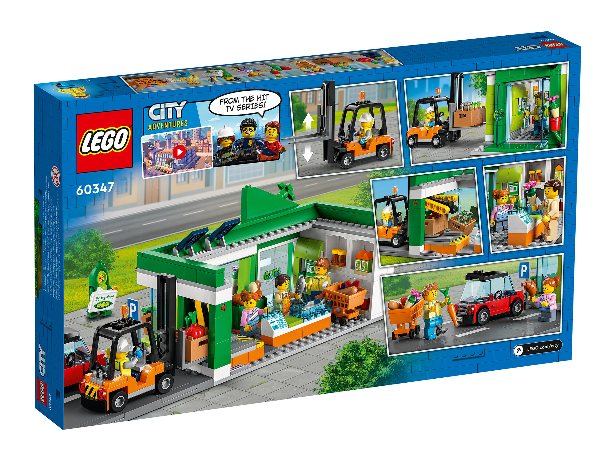 Конструктор LEGO City "Продуктовый магазин" 60347 - фото №1