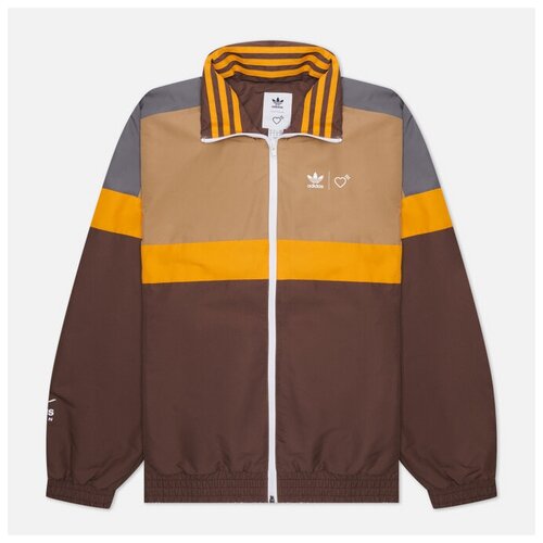 Мужская куртка ветровка adidas Originals x Human Made Windbreaker коричневый, Размер XS