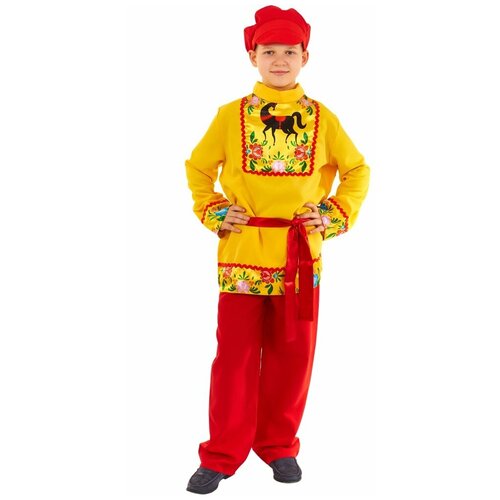 Карнавальный костюм Городец для мальчика (15033) 110-116 см карнавальный костюм городец для мальчика 15033 110 116 см