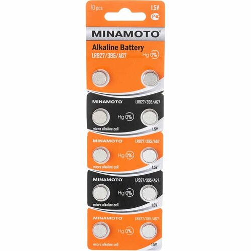 Часовая батарейка MINAMOTO 55007 часовая батарейка minamoto ag1 lr621 10 card 55001