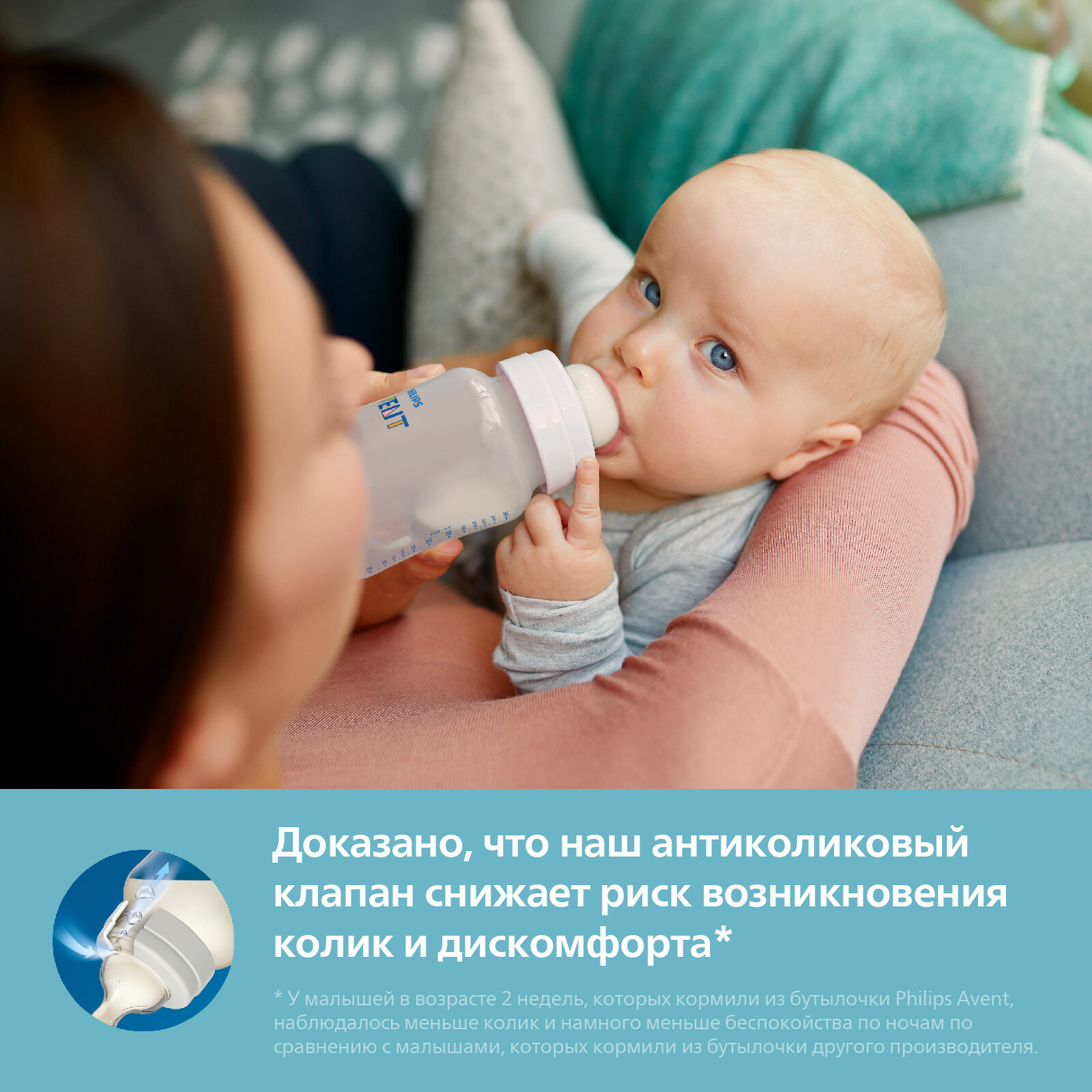 Соска для новорожденных Philips Avent Anti-colic 0+ мес., 2 шт - фото №2