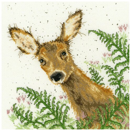 Набор для вышивания крестом Bothy Threads Doe A Deer (Олененок) арт. XHD32
