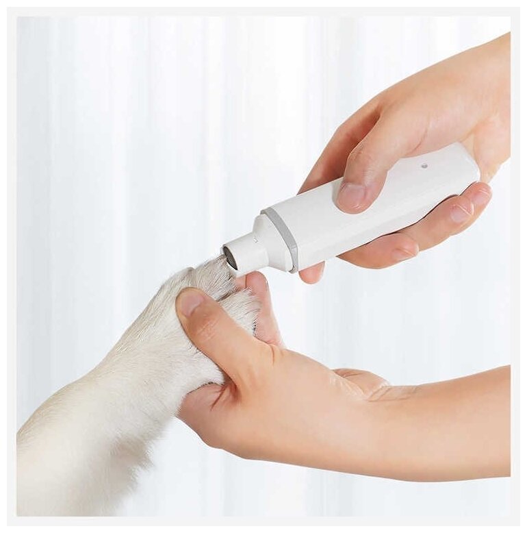 Триммер Xiaomi Pawbby Pet Nail Grinder MG-NG001A-EU для когтей домашних животных, АКБ, белый 9518044 - фотография № 9