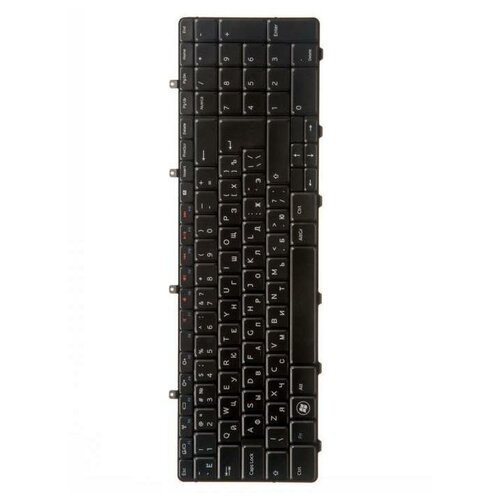 Клавиатура (keyboard) для ноутбука Dell Inspiron 1764 черная, 07CDWJ keyboard клавиатура для ноутбука dell inspiron 1764 черная