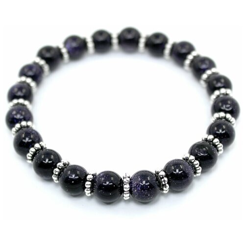 фото Handinsilver ( посеребриручку ) браслет из синего авантюрина 8мм