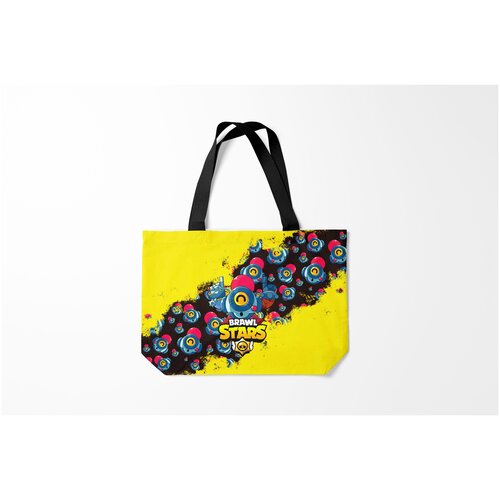 фото Сумка-шоппер / 46х35 см / геймерам / brawl stars nani burnettie