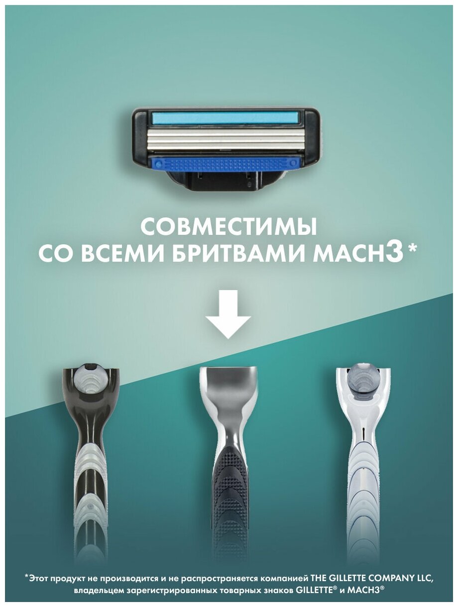 Бритва TopTech Razor 3 + 9 сменных кассет ТОПТЕХ - фото №14