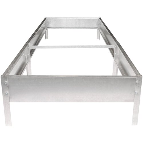 Грядка усиленная Сота 1х3м, Оцинкованная сталь, завальцованные края