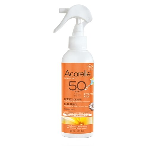 Acorelle Acorelle Солнцезащитный спрей для детей SPF 50, 150 мл